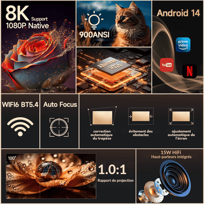 Vidéoprojecteur portable - Magcubic HY350Max - Oryx