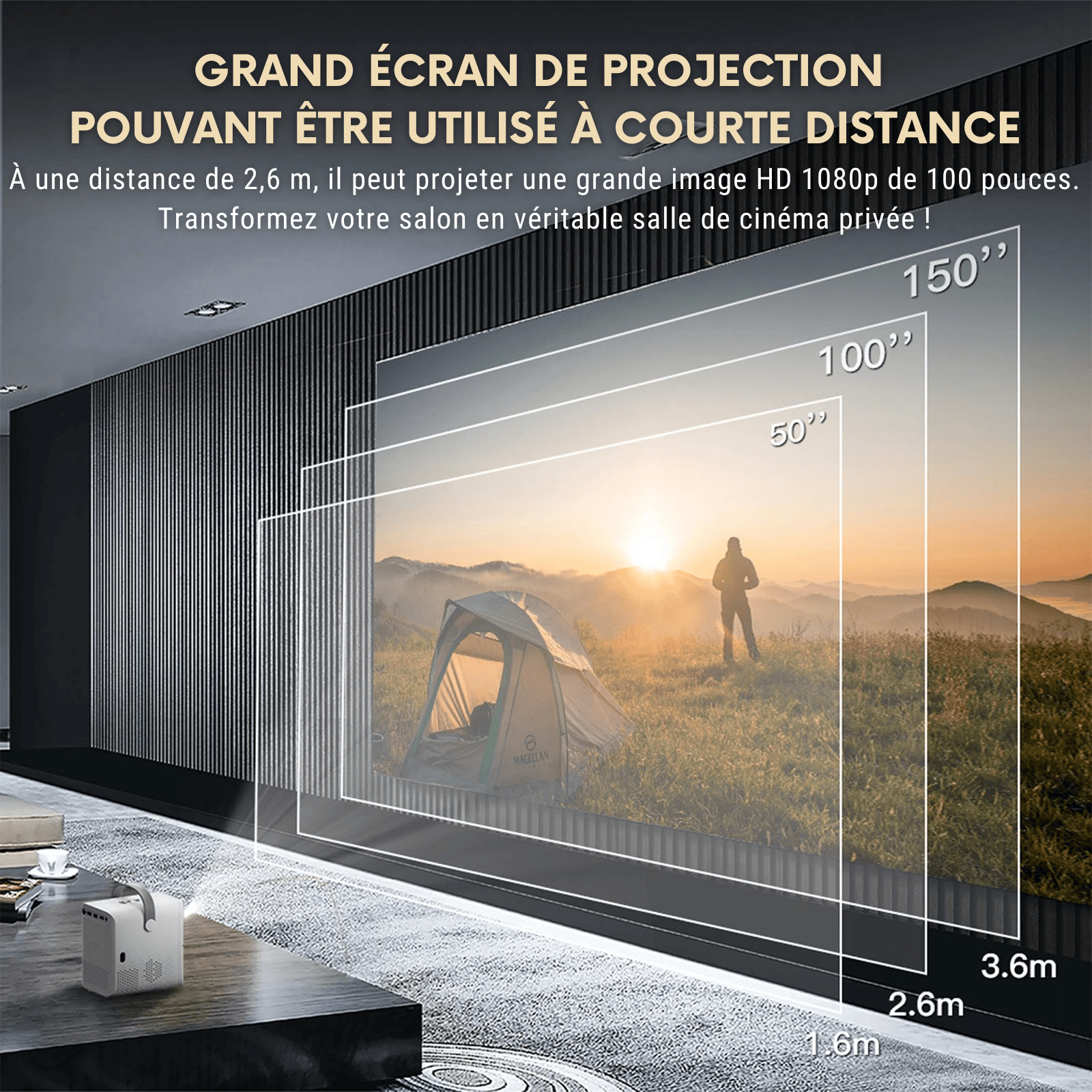 Vidéoprojecteur portable Android - ORYX