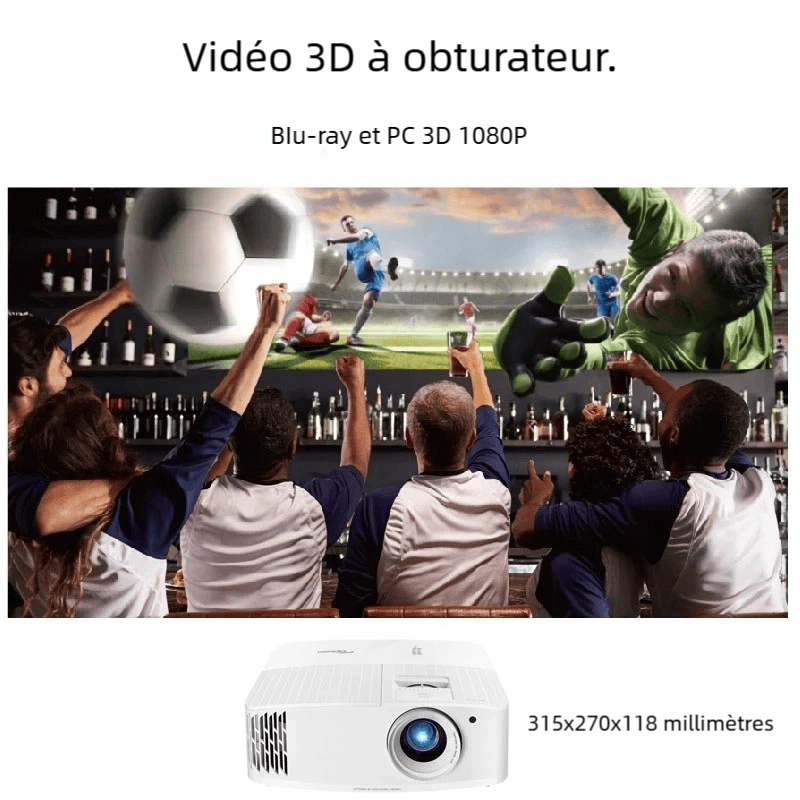 Vidéoprojecteur 4K Gaming - Optoma UHD35+