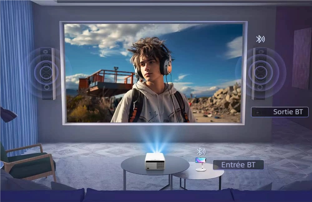 Vidéoprojecteur portable - Flixtone D9W - Oryx