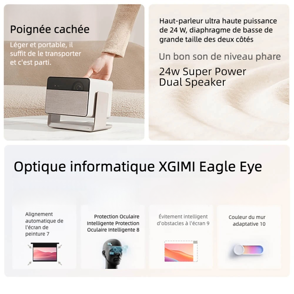 Vidéoprojecteur portable XGIMI RS 10 Mini - Oryx