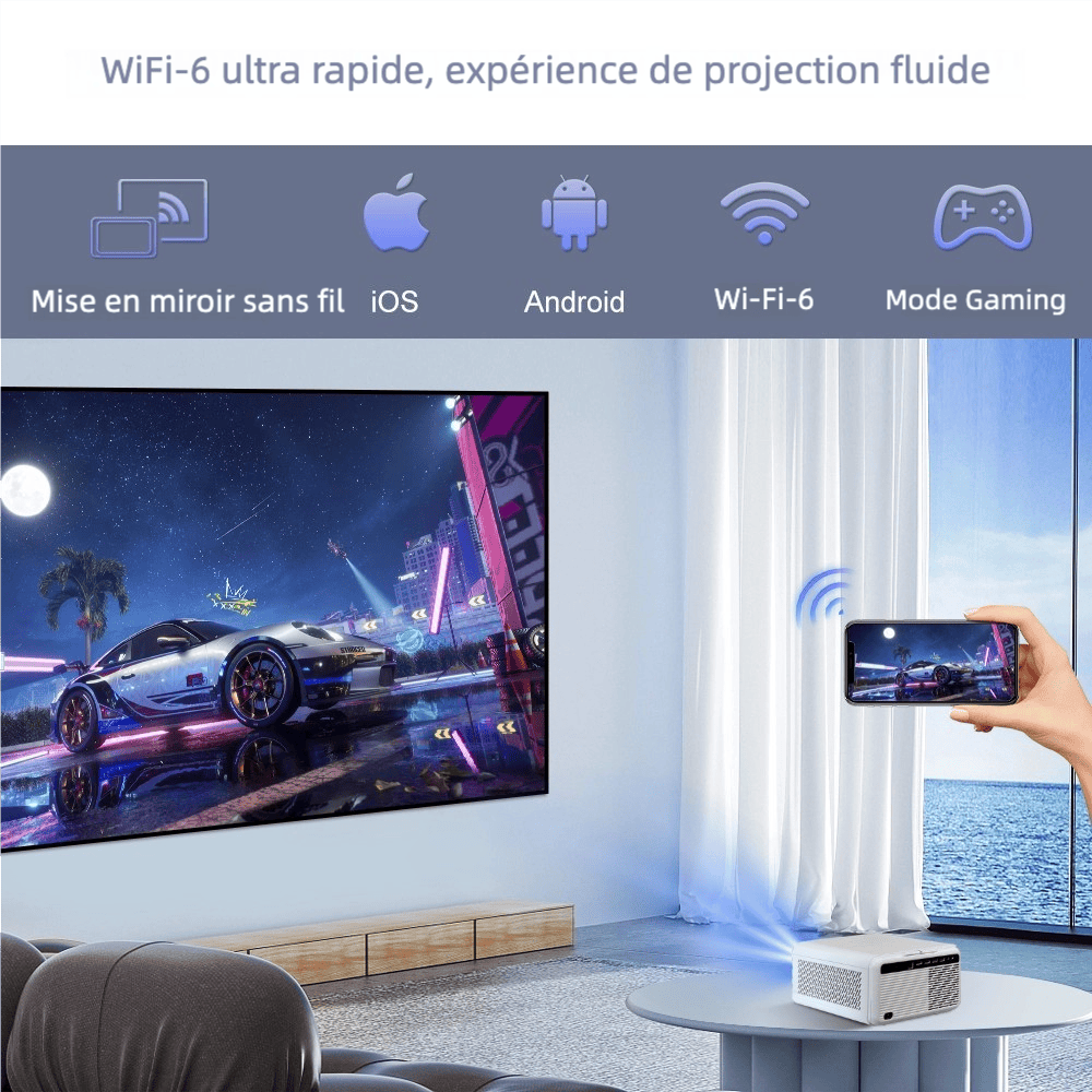 Vidéoprojecteur portable - Flixtone D9W - Oryx