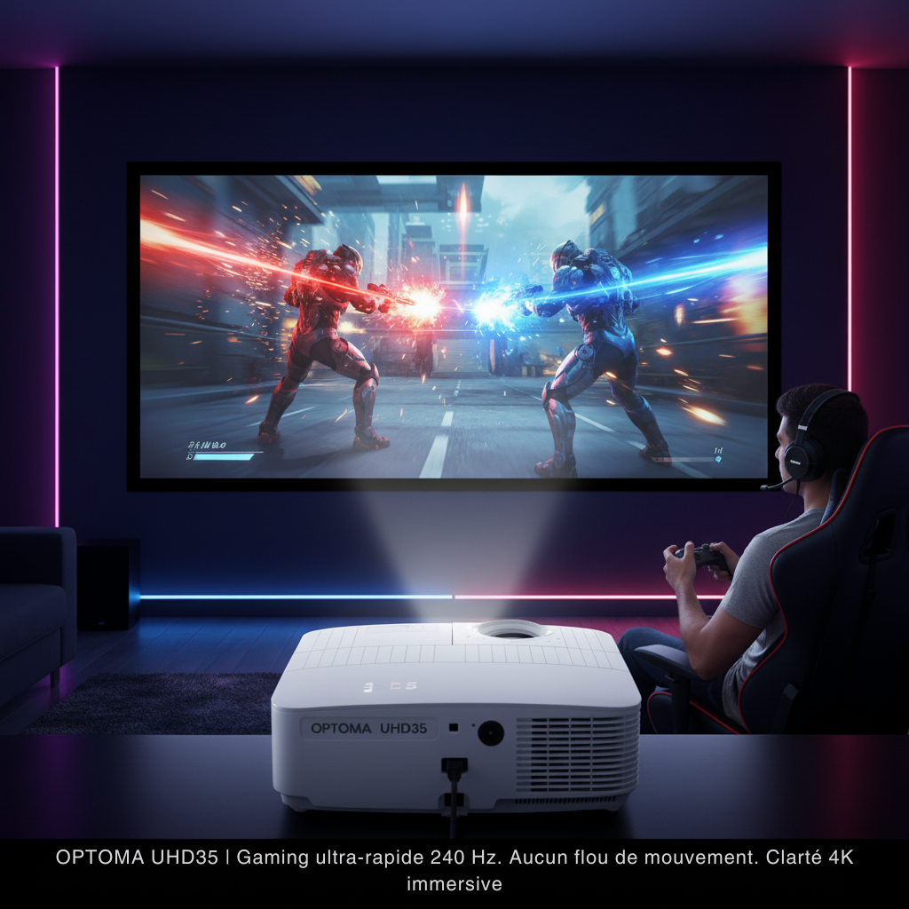 Vidéoprojecteur 4K Gaming - Optoma UHD35+